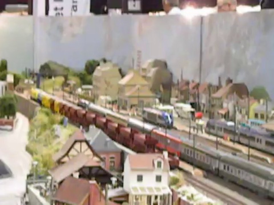 présentation de train miniature à Rezé