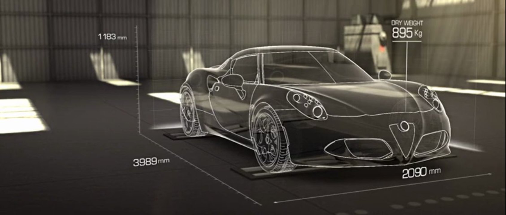 Créer l'Alfa Romeo 4C de vos rêves en ligne (2013)