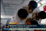 China envía cohete de transporte para misión lunar