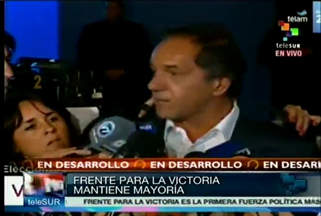 Seguiré gobernando para todos los bonaerenses: Daniel Scioli