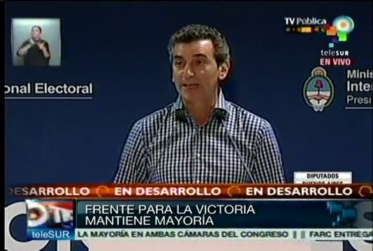 Elecciones legislativas argentinas confirman triunfo de FPV