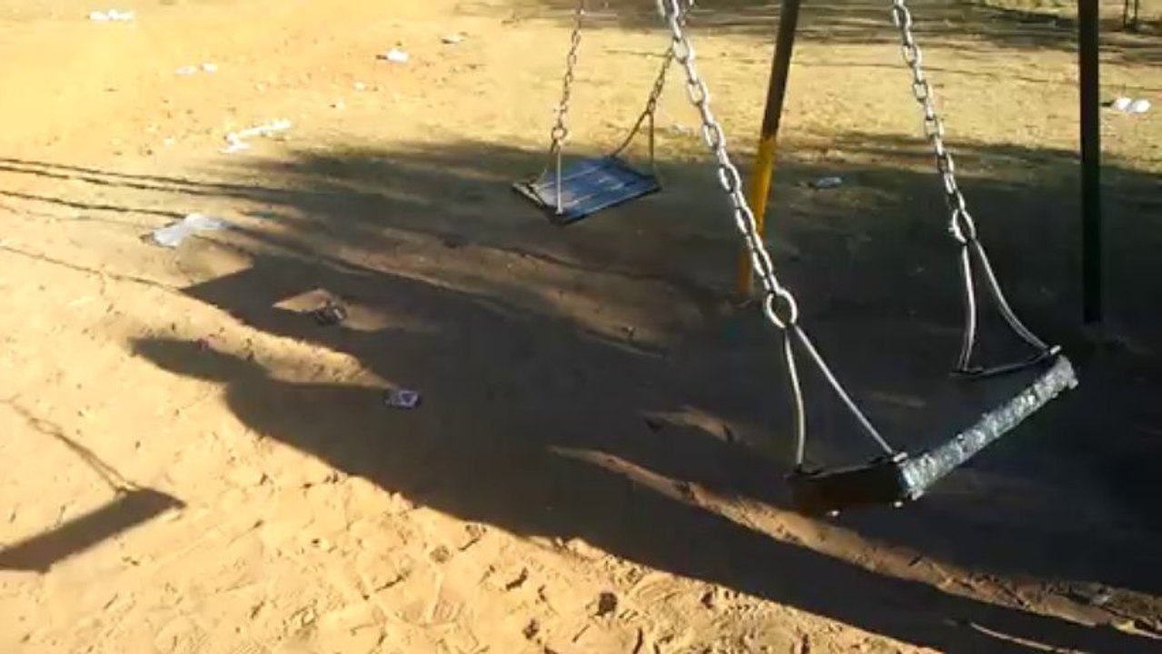 friends around the Swing