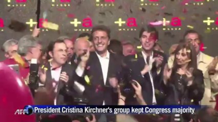 Argentina's ailing Kirchner takes hit in midterm vote