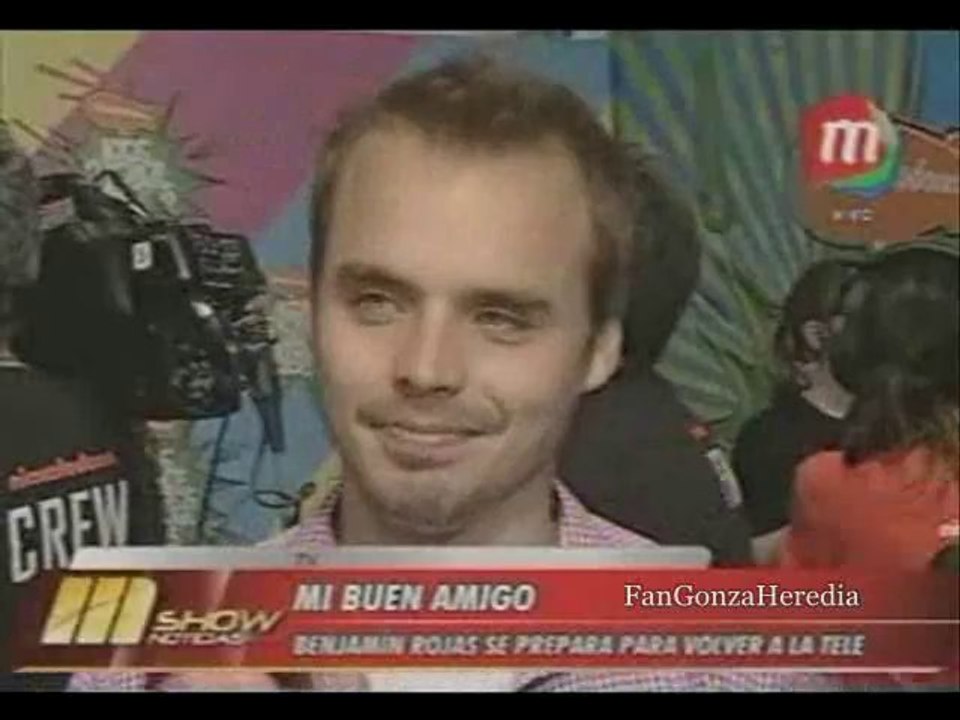 Benjamin Rojas Ya graba para "Mis Amigos de Siempre"