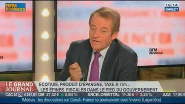 Dominique Lefebvre, vice-président de la commission des finances à l'assemblée dans Le Grand Journal - 28/10 1/4