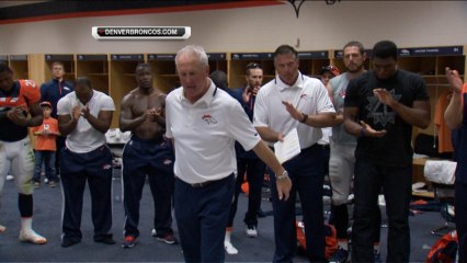Broncos locker room speech