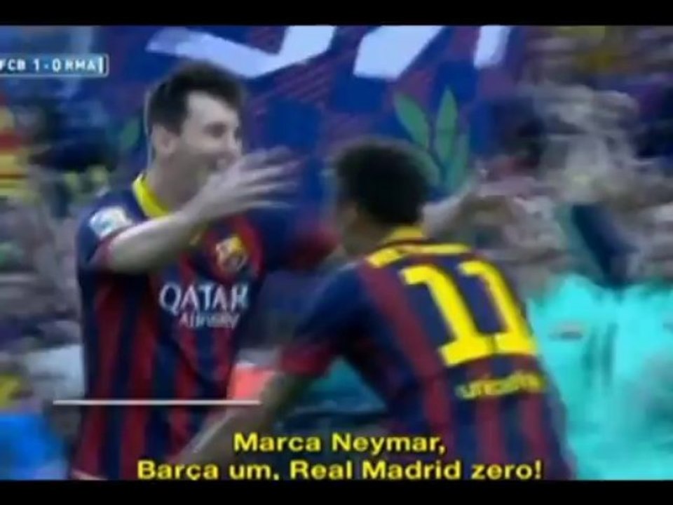 Redação AM: Germán García exalta gol do 'menino' Neymar sobre o Real Madrid - 28/10/2013
