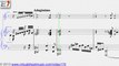 Johann Sebastian Bach, Toccata and Fugue in D minor for Violin and Piano sheet music - Video Score