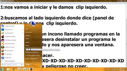 como desinstalar un programa