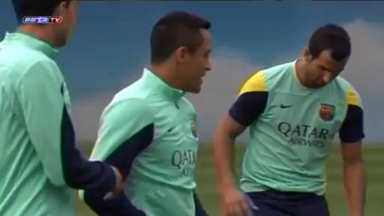 Adriano, con una sobrecarga, duda para el derbi del viernes