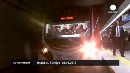 Europe and Asia joined by Marmaray tunnel