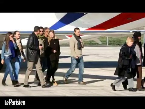 Arrivée des ex-otages: le début d'une nouvelle vie