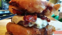 Deep-Fried Twinkie Burger with Bacon Makes Heart-Stopping Debut
