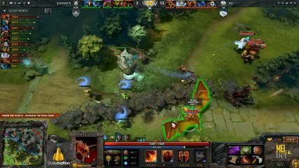 Alliance vs EG game 1 @ D2CL Season 1 (Russian)