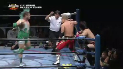 Burning (Atsushi Aoki & Kotaro Suzuki) © vs. Team Dream Futures (Keisuke Ishii & Shigehiro Irie) (AJPW)