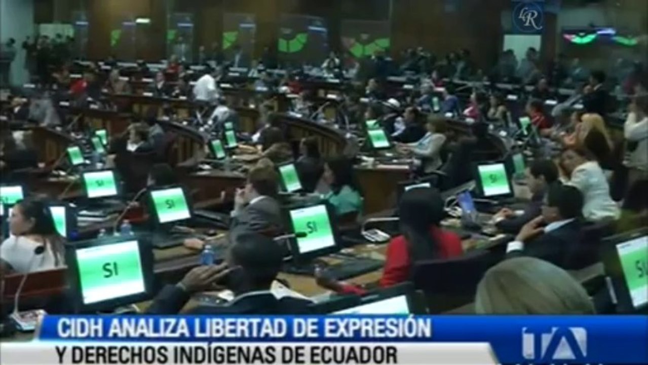CIDH analiza libertad de expresión y derechos indígenas de Ecuador