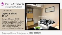 Duplex 2 Chambres à louer - Boulogne Billancourt, Boulogne Billancourt - Ref. 6490