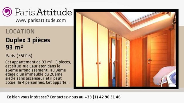 Duplex 2 Chambres à louer - Arc de Triomphe, Paris - Ref. 6653