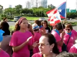 Trabajadoras Sociales con Oscar López Rivera