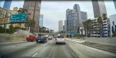 Los Angeles downtown to Costa Mesa, Orange County on I-5 - TimeLapse Travel - SJ1000 HD 1080P