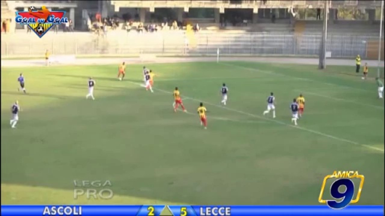 Ascoli - Lecce 2-5 | Sintesi 9^ Giornata Lega Pro Prima Divisione Girone B 27/10/2013
