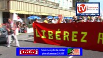 rassemblement est manifestation devant la prison de lannemezan samedi 26 octobre 2013