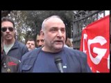 Napoli - Crisi Terme di Agnano, protesta dei lavoratori (28.10.13)