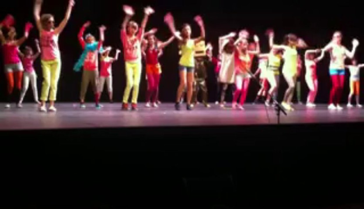 Danses et chorégraphies au spectacle du collège Edouard Quéau en juin 2013 sur Party Rock anthem de LMFAO