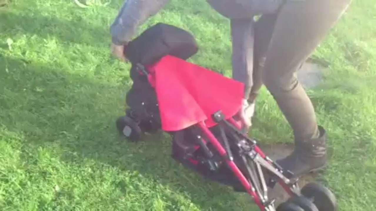 Baby Buggy Organiser Folds Up With Your Buggy - No Need To Remove