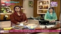Hasb-e-Zauq with Samina Jaleel and Farhana Owais, Fish Kat-a-Kat & Double Roti ka Halwa, 28-10-13