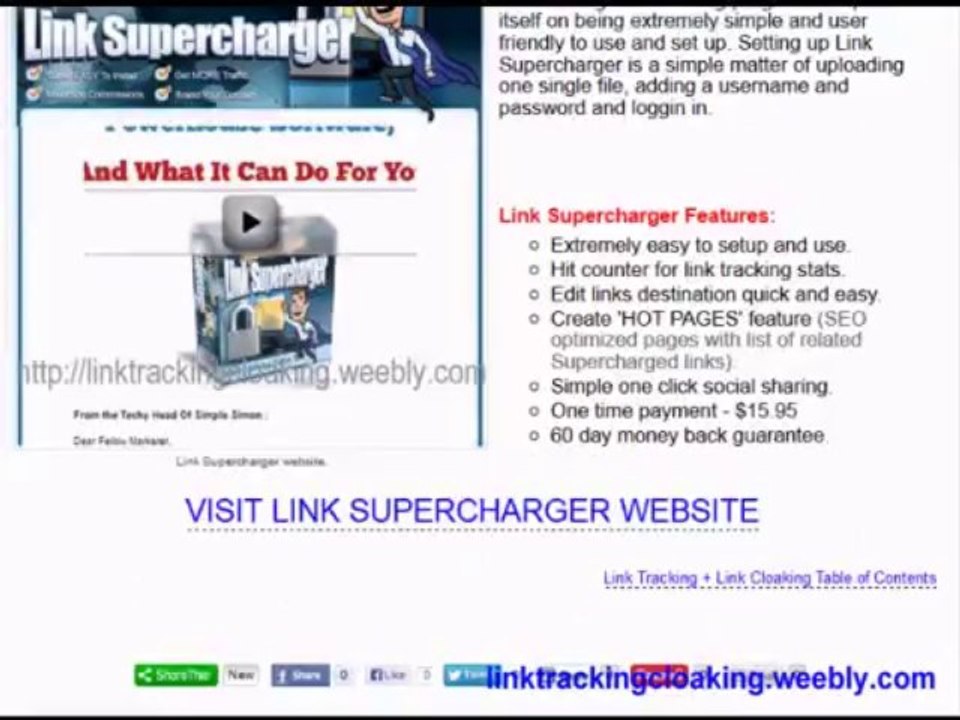 LINK CLOAKING + LINK TRACKING