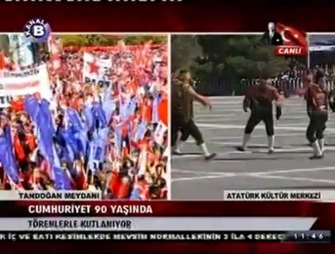 Ankara Kulübü Seymenleri Resmi Geçitte MİSGET OYNUYOR.( HALUK BALABAN )