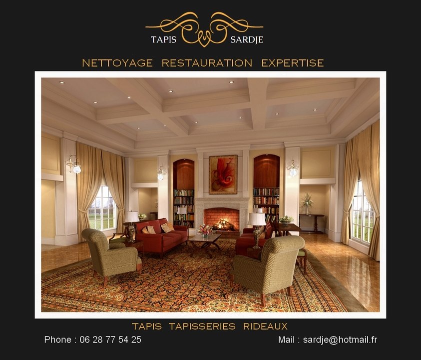 TAPIS SARDJE  - Tél : 06 28 77 54 25 - Cleaning rugs carpets Monaco Nice Cannes 06 French rivièra