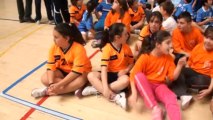 La Copa del Mundo brilló en la presentación de las escuelas del Club Balonmano Leganés