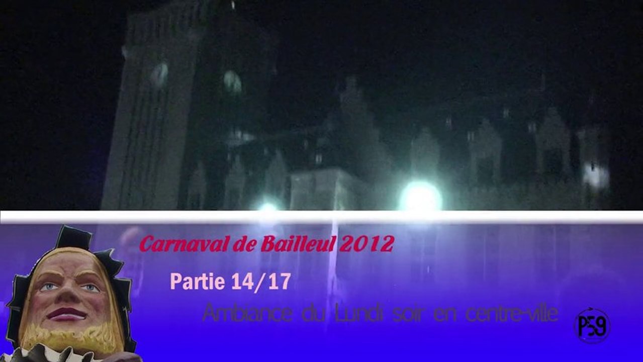 Carnaval de Bailleul 2012, partie 14/16 - Ambiance du Lundi soir en centre-ville