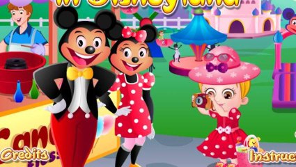 Baby Hazel In Disneyland Funny Online Game (Full Games Episodes)