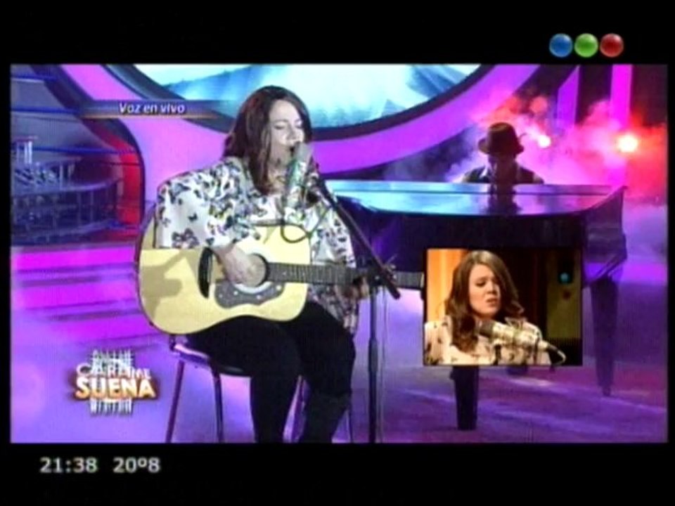 TeleFama.com.ar Lucía Galán cantó "Corre" en Tu cara me suena