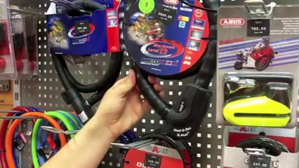 moto zámek a jak si vybrat - zabezpečit motorku