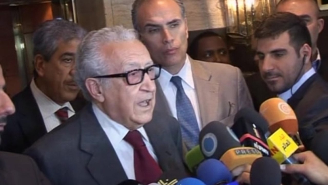 U.N.'s Brahimi meets with Syrian opposition