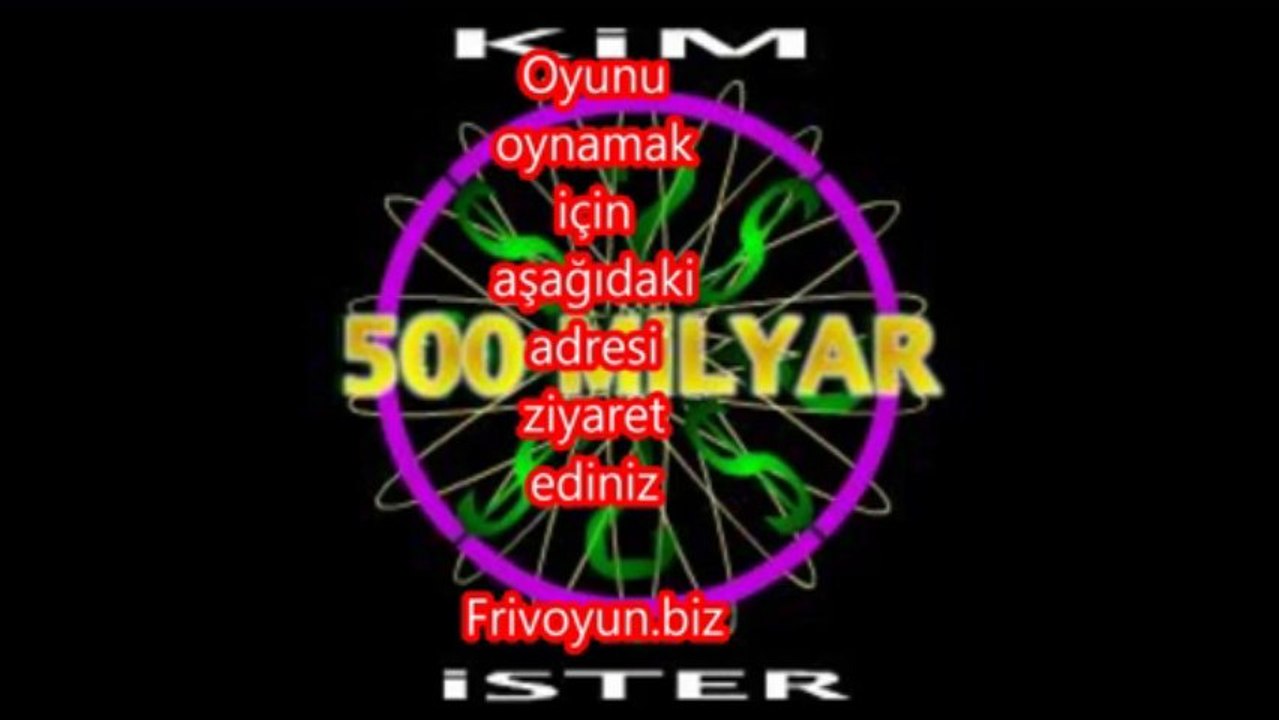 Kim milyoner olmak ister indirmeden oyna