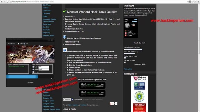 Monster Warlord Hack Cheat Adder Download - Unlimited Gold, Jewels