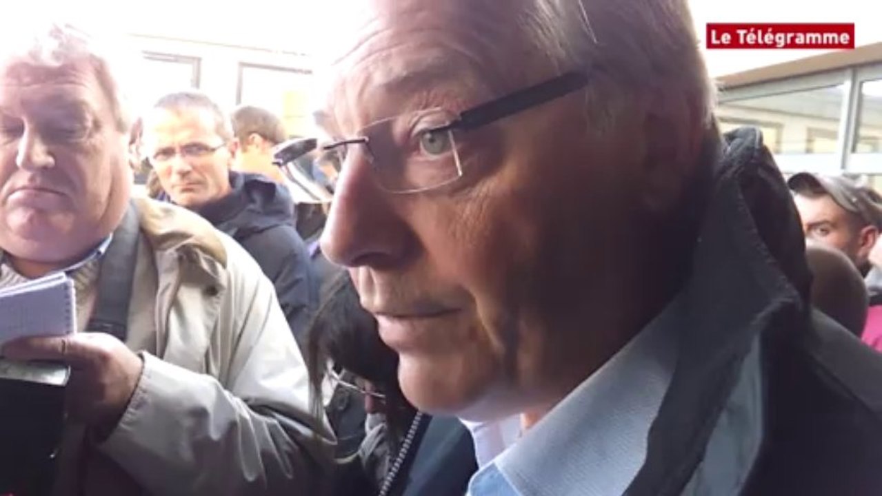 Kersaint-Plabennec (29). Guillaume Roué à la rencontre des salariés de Gad