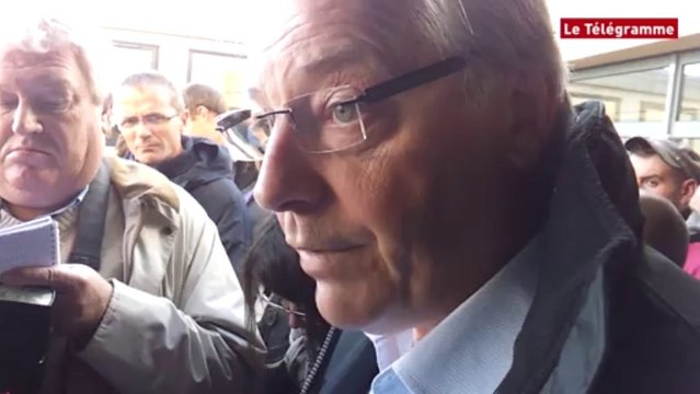 Kersaint-Plabennec (29). Guillaume Roué à la rencontre des salariés de Gad