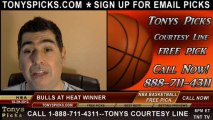 Miami Heat vs. Chicago Bulls Pick Prediction NBA Pro Basketball Odds Preview 10-29-2013