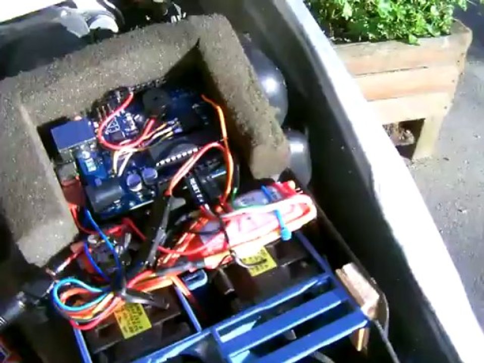 Système air forcé sur boite à air de 125TDR , deux turbines en entrée, gestion Arduino et TPS