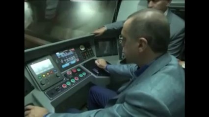 Inauguration du tunnel sous le Bosphore en Turquie