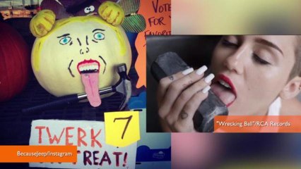 Miley Cyrus Pumpkins Spark Halloween Craze