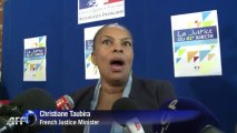 French justice minister comments on racist remarks