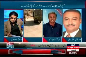 EXPRESS To The Point Shahzeb Khanzada with Waseem Akhtar (28 Oct 2013)