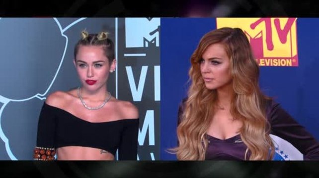Lindsay Lohan and Miley Cyrus Go Clubbing Together